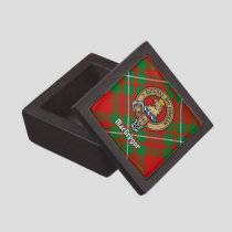 Clan Gregor Crest over Tartan Gift Box