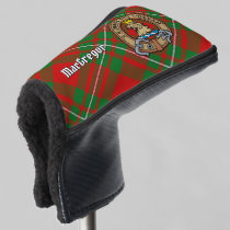 Clan Gregor Crest over Tartan Golf Head Cover