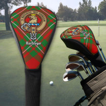 Clan Gregor Crest over Tartan Golf Head Cover
