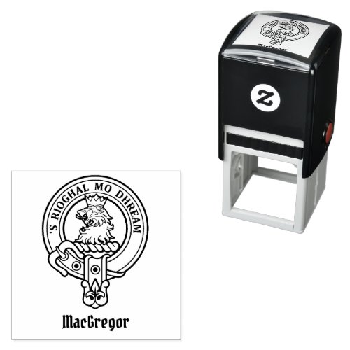 Clan Gregor Crest Self_inking Stamp