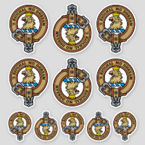 Clan Gregor Crest Sticker Set
