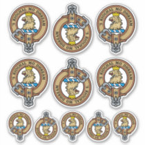 Clan Gregor Crest Sticker Set