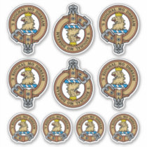 Clan Gregor Crest Sticker Set