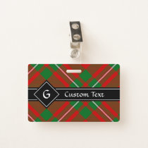 Clan Gregor Tartan Badge
