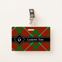 Clan Gregor Tartan Badge