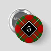 Clan Gregor Tartan Button