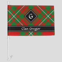 Clan Gregor Tartan Car Flag