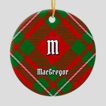 Clan Gregor Tartan Ceramic Ornament