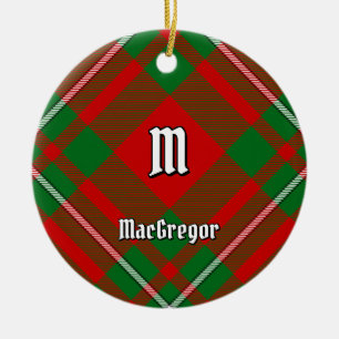 Clan Gregor Tartan Ceramic Ornament