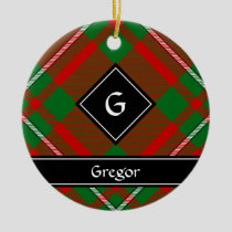 Clan Gregor Tartan Ceramic Ornament