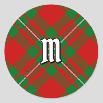 Clan Gregor Tartan Classic Round Sticker