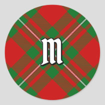 Clan Gregor Tartan Classic Round Sticker