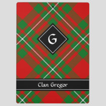 Clan Gregor Tartan Clipboard