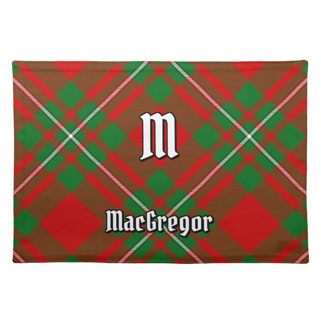 Clan Gregor Tartan Cloth Placemat (Front)