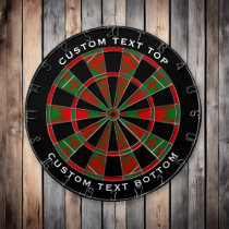 Clan Gregor Tartan Dart Board