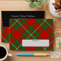 Clan Gregor Tartan Envelope