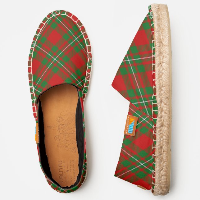 Clan Gregor Tartan Espadrilles (Side)