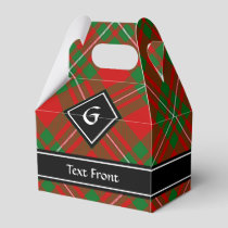 Clan Gregor Tartan Favor Box