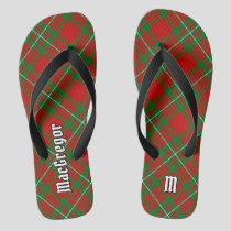 Clan Gregor Tartan Flip Flops