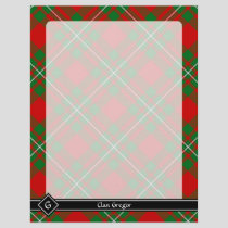 Clan Gregor Tartan Flyer