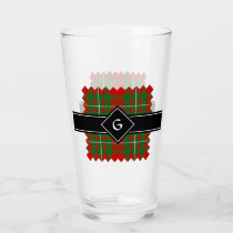 Clan Gregor Tartan Glass