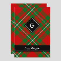 Clan Gregor Tartan Invitation