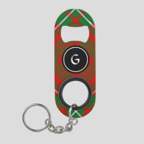 Clan Gregor Tartan Keychain Bottle Opener