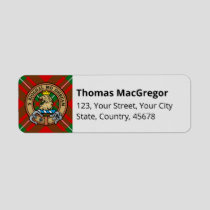 Clan Gregor Tartan Label