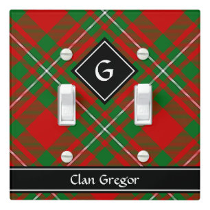 Clan Gregor Tartan Light Switch Cover