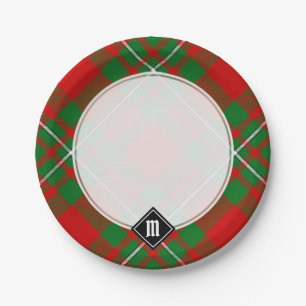 Clan Gregor Tartan Paper Plates