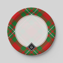 Clan Gregor Tartan Paper Plates
