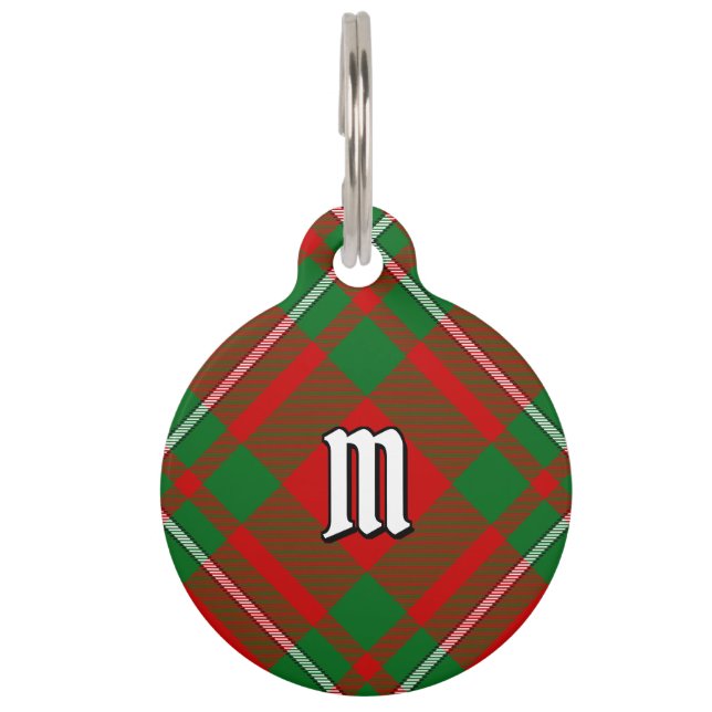 Clan Gregor Tartan Pet ID Tag (Front)