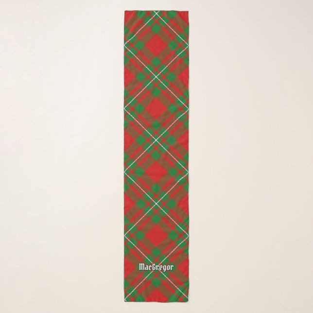 Clan Gregor Tartan Scarf (Front)