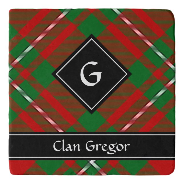 Clan Gregor Tartan Trivet (Front)