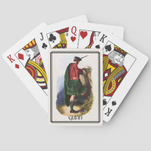 Clan Gunn Classic Scotland Deck Poker Cards