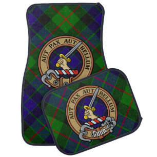 Clan Gunn Crest Car Floor Mat