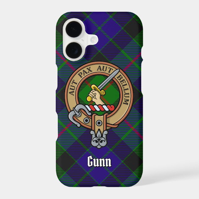 Clan Gunn Crest Case-Mate iPhone Case (Back)