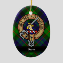 Clan Gunn Crest Ceramic Ornament