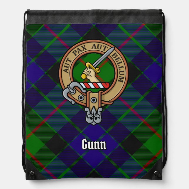 Clan Gunn Crest Drawstring Bag (Front)