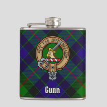 Clan Gunn Crest Flask