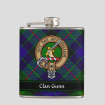 Clan Gunn Crest Flask