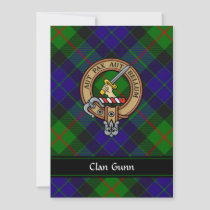 Clan Gunn Crest Invitation
