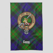 Clan Gunn Crest Kitchen Towel
