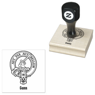 Clan Gunn Crest Rubber Stamp