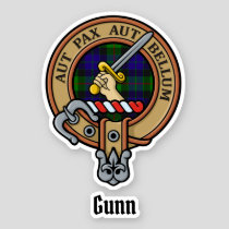 Clan Gunn Crest Sticker