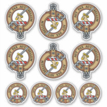 Clan Gunn Crest Sticker Set