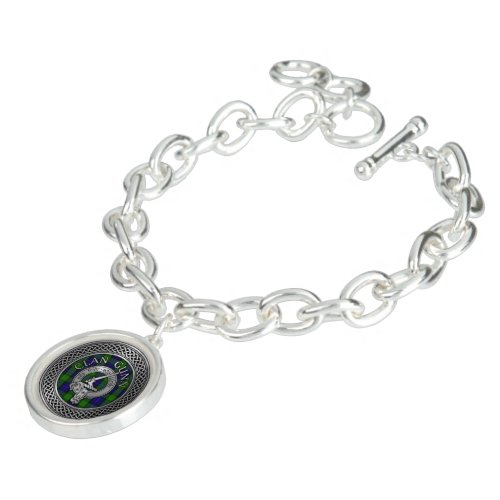 Clan Gunn Crest  Tartan Knot Bracelet