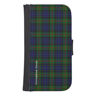Clan Gunn Plaid Samsung Galaxy S4 Wallet