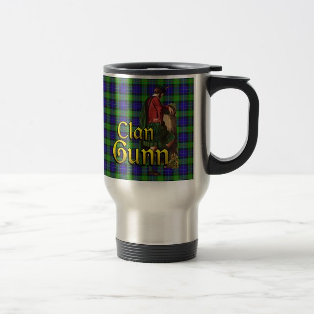 Clan Gunn Scottish Dream Travel Mug (Right)