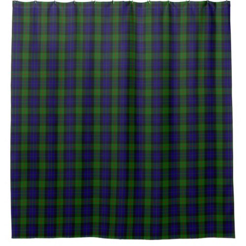 Clan Gunn Scottish Heritage Tartan Shower Curtain